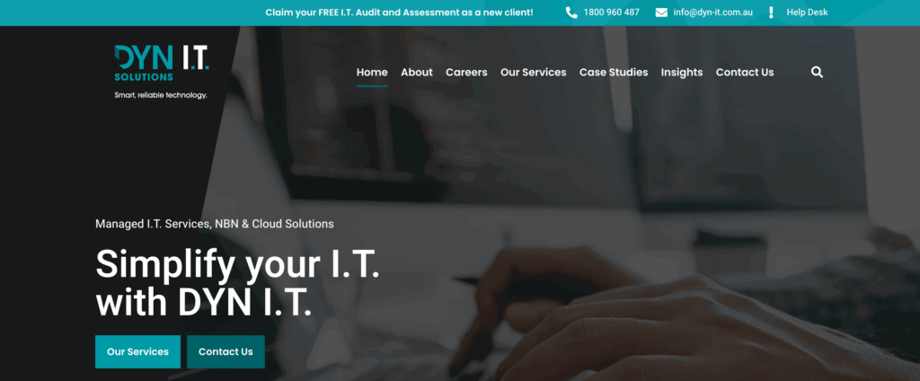 DYN I.T. Solutions providing managed IT support to Newcastle businesses